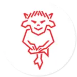 A Lincoln City club crest on a white circle