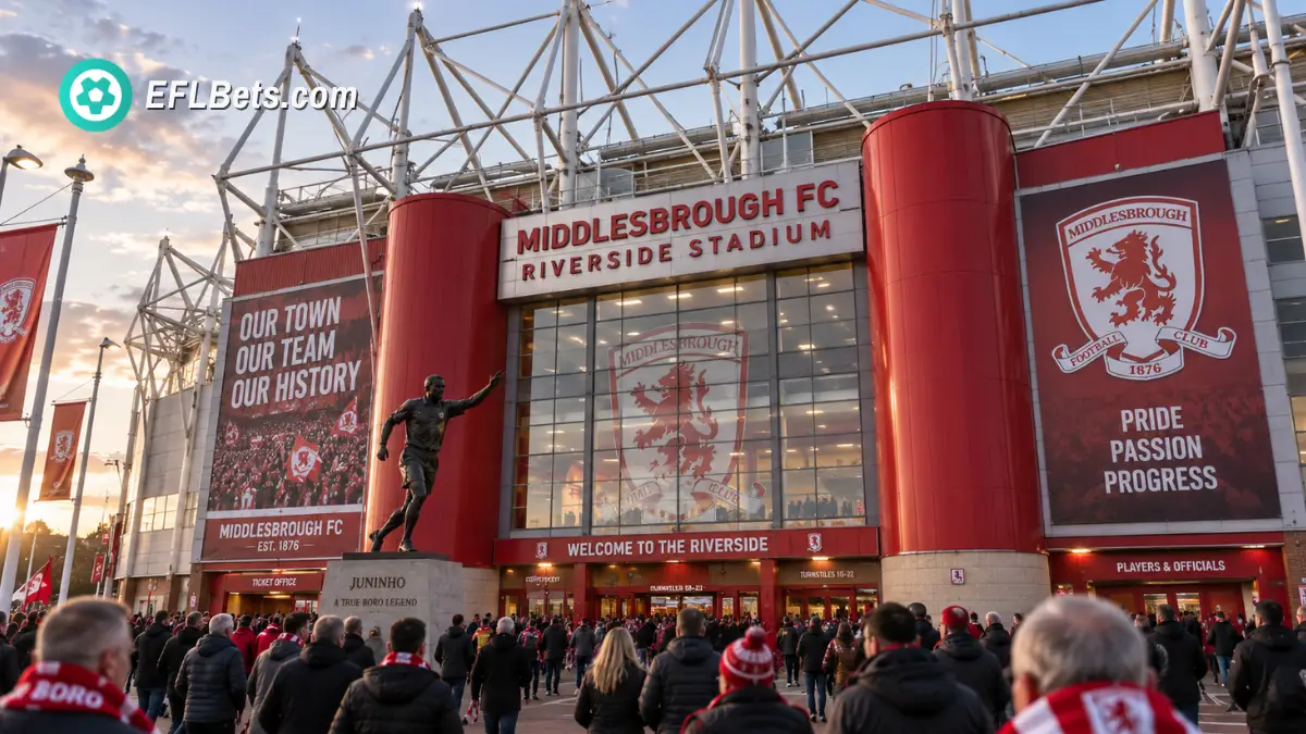Middlesbrough's Riverside Stadium exterior